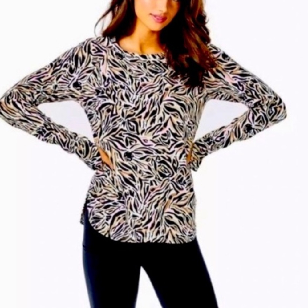 Lilly Pulitzer Luxletic Blythe pullover - Picture 2 of 2
